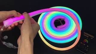 DC12V Waterproof Silicone Tube Addressable LED Neon Flex Strip Lights [upl. by Naiva258]