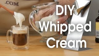 DIY whipped cream in 60 seconds [upl. by Akihsan625]