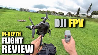 DJI FPV Drone Flight Test Review IN DEPTH  Motion Control amp Fly More Kit How Does It REALLY Work [upl. by Grory922]