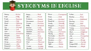 120 Super Common Synonyms to Increase Your Vocabulary in English [upl. by Lund147]