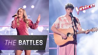 The Battles Matt Evans v Janie Gordon Lover’  The Voice Australia 2020 [upl. by Clintock]