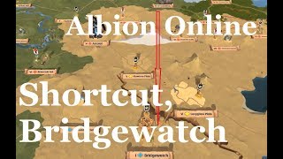 Albion Online  Caerleon to Bridgewatch fast almost safely [upl. by Burner854]