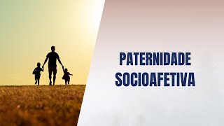 Paternidade socioafetiva [upl. by Dane]