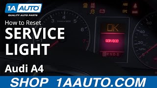 How to Reset Service Light 0409 Audi A4 [upl. by Kaiser]