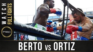 Ortiz vs Berto FULL FIGHT April 30 2016  PBC on FOX [upl. by Kimmi]