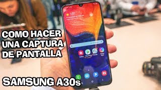 SAMSUNG A30s 👍Cómo Hacer una Captura Screenshot FÁCIL 📲 OrientadorMovil [upl. by Alpheus]