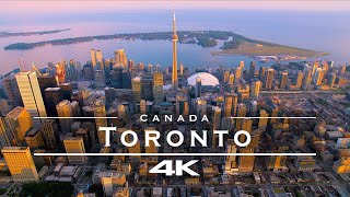 Toronto Canada 🇨🇦  by drone 4K [upl. by Asabi518]