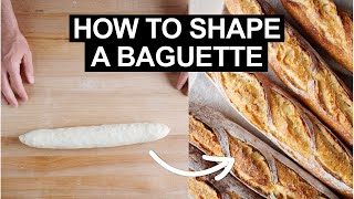 How to shape baguette dough [upl. by Adnwahsor866]