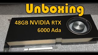 NVIDIA RTX 6000 Ada Generation GPU [upl. by Dich]