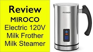 Review Miroco Milk Frother  How to make froth milk at home [upl. by Pejsach156]