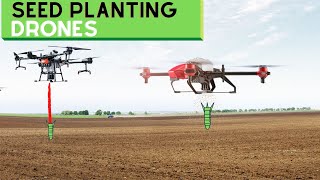 Top 5 Agricultural Drones that Spread Seeds  Forestation Drones [upl. by Eelta760]