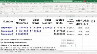 Cálculo Impuesto sobre la Renta Empleados [upl. by Nosrac]