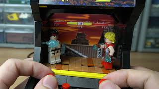 LEGO Street Fighter 2 Arcade Cabinet [upl. by Karlie467]