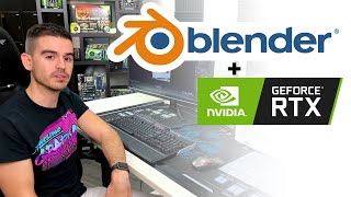 Blender  RTX  How to speed up Blender rendering with GeForce RTX [upl. by Nylannej457]