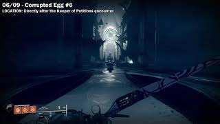 All 9 Corrupted Egg Locations in quotThe Shattered Thronequot Dungeon Destiny 2 Forsaken [upl. by Dyke]