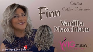 Estetica FINN Wig Review  VANILLA MACCHIATO  Coffee Collection  MARLENES WIG amp CHAT STUDIO [upl. by Claudine291]