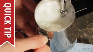 How to AutoFroth Milk for Lattes [upl. by Daisy]