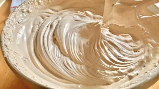 How to make Mocha whipping cream frostingsimple recipe [upl. by Asle]