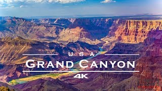 Grand Canyon USA 🇺🇸  by drone 4K [upl. by Ashlin]