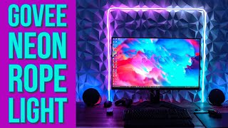 Govee Neon Rope Light Unboxing amp Review [upl. by Winifield]