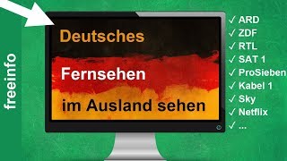 Deutsches Fernsehen weltweit im Ausland schauen So gehts [upl. by Harolda]