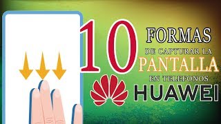 HUAWEI captura de pantalla  como capturar la pantalla en un telefono [upl. by Airamzul]