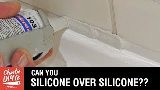 Can You Silicone Over Existing Silicone [upl. by Aneret]