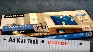 Sanus Wall Mount BLT2B1 Installation unboxing and review [upl. by Robbin]