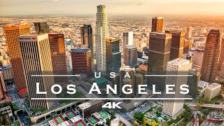 Los Angeles USA 🇺🇸  by drone 4K [upl. by Eustashe902]