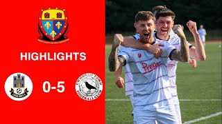 Caerleon 05 Cwmbrân Town  Gwent FA Senior cup  Quarter final highlights [upl. by Gavrielle934]