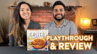 Calico Board Game  Playthrough amp Review [upl. by Reivaz606]