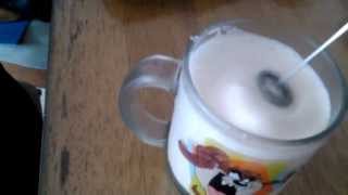 Aerolatte Review Frothing Cold Milk In Under 1 Minute [upl. by Masson]